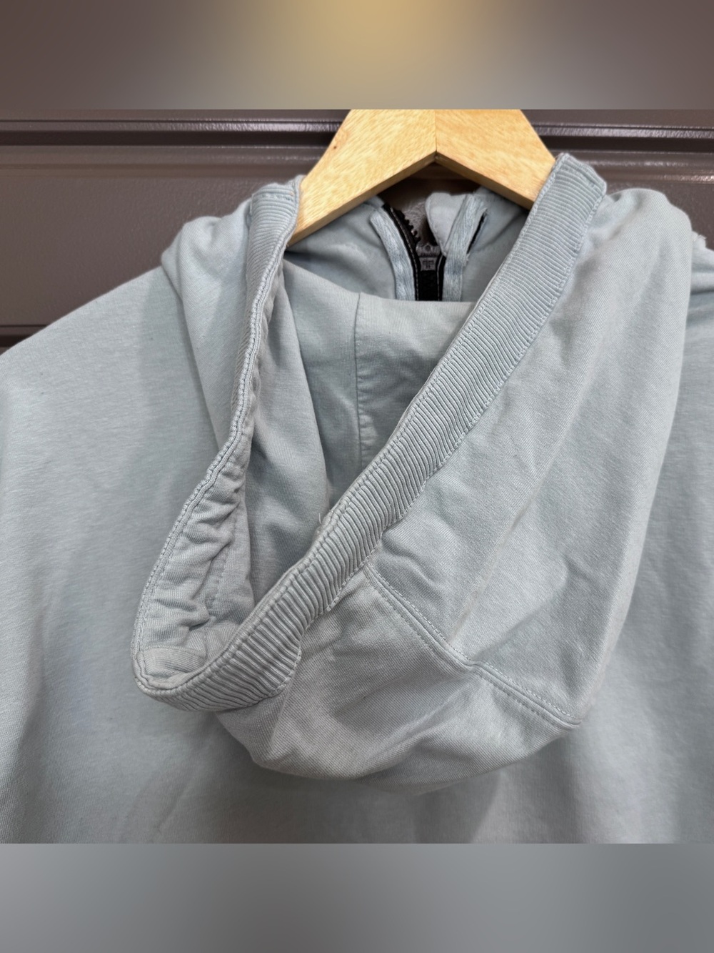 FP Movement by Free People Nothing But Sweats Light Blue Zip Hoodie - Picture 8 of 13
